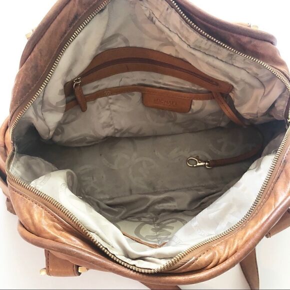 ** Michael Kors ** brown leather shoulder bag - Picture 6 of 8